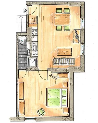 Apartamento Forsthaus *